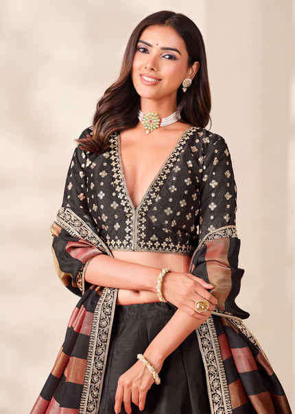 Art Silk Embroidered Lehenga Choli Series