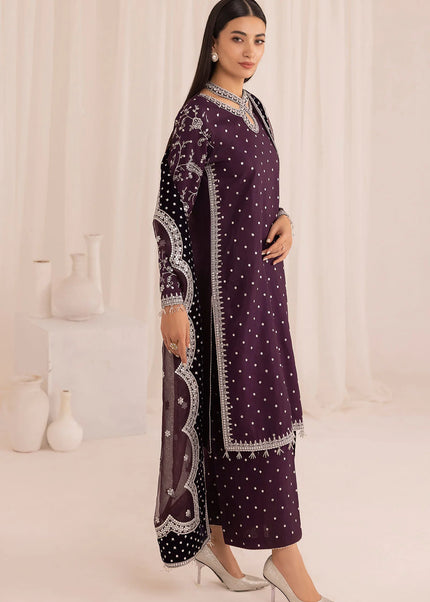 Jazmin | Premium Embroidered Raw Silk UR-7011