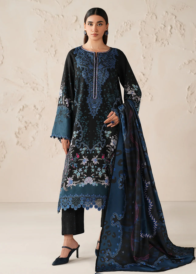 Baroque | Embroidered Viscose Silk UF-4306
