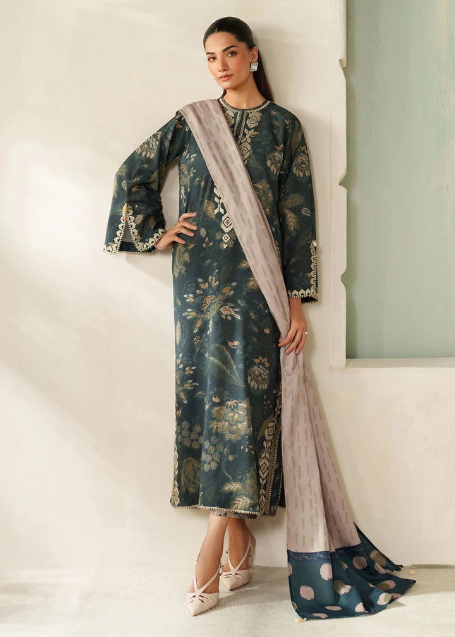 Baroque | Embroidered Khaddar UF-4327