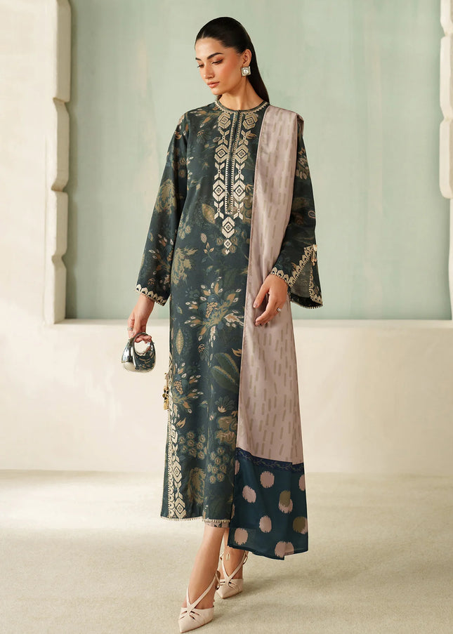 Baroque | Embroidered Khaddar UF-4327