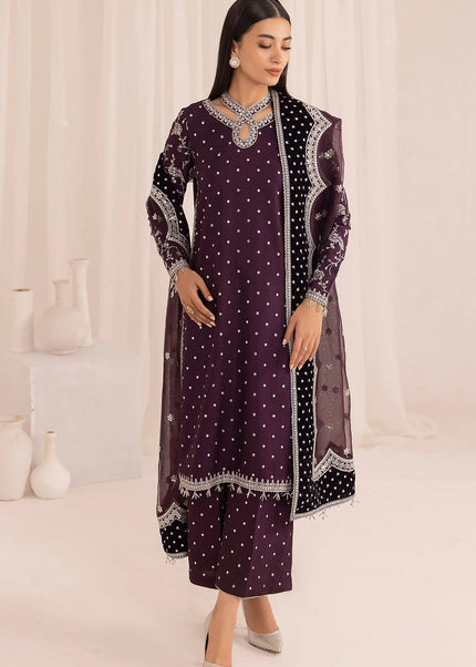 Jazmin | Premium Embroidered Raw Silk UR-7011