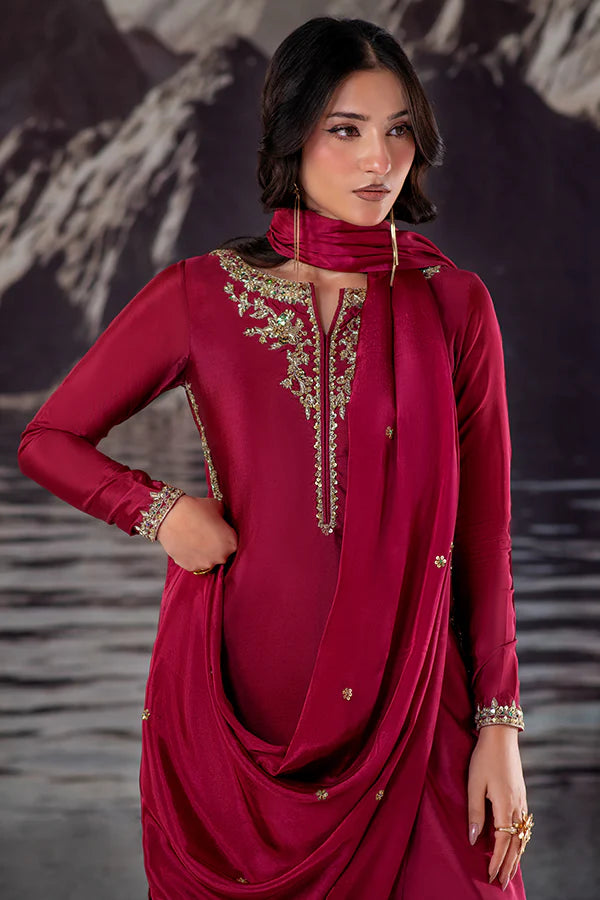 Farrukhzia | Laavni - Burgundy