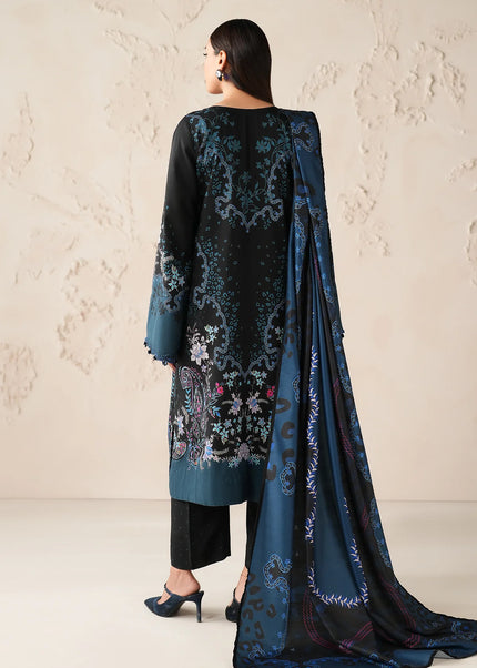 Baroque | Embroidered Viscose Silk UF-4306
