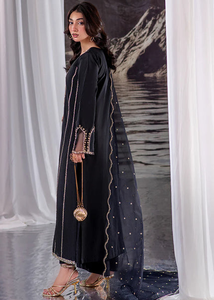 Farrukhzia | Laavni - Black Panelled