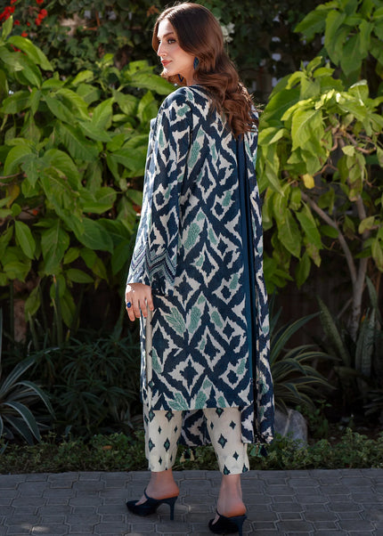 Baroque | Embroidered Printed Lawn UF-4069
