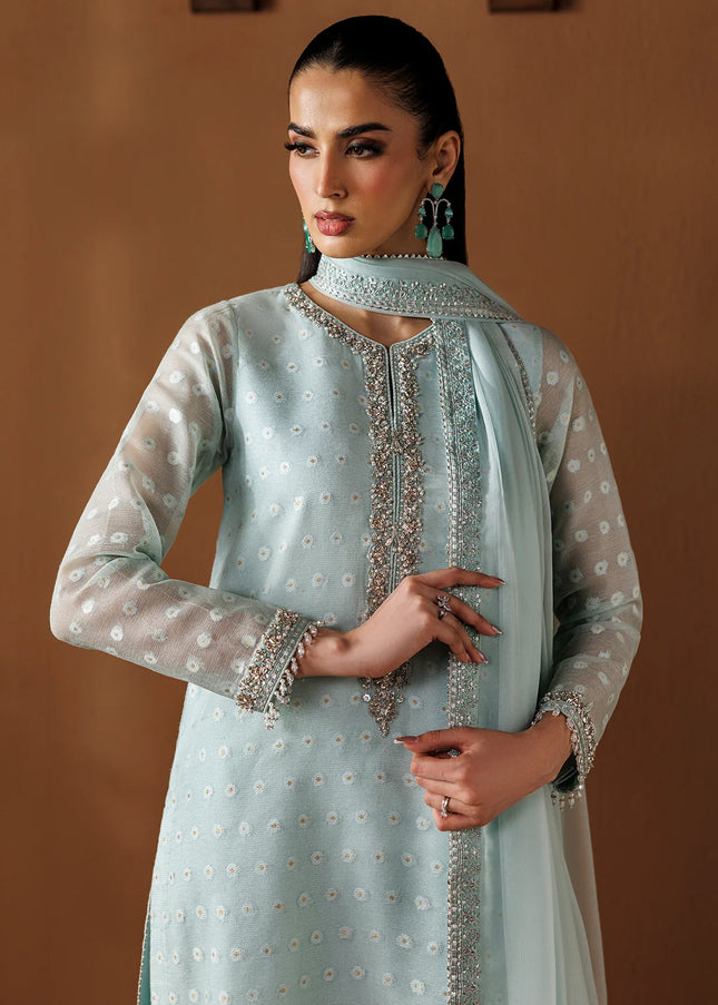 Baroque | Embroidered Cotton Net PR-1285