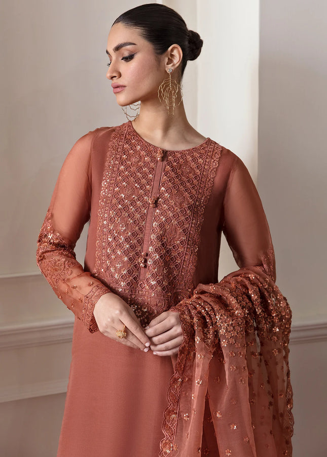 Baroque | Embroidered Chiffon UF-296
