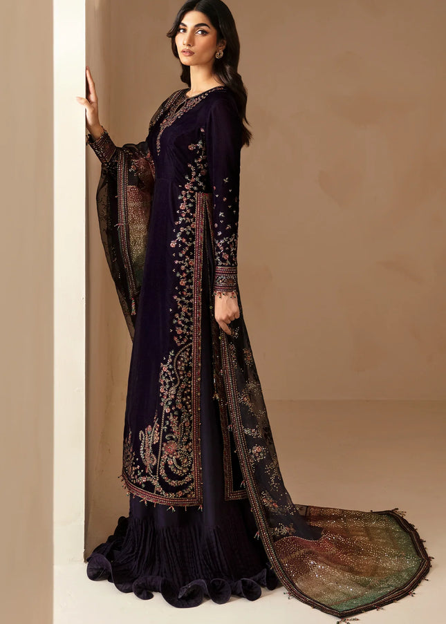 Jazmin | Embroidered Velvet Formal VF-2027