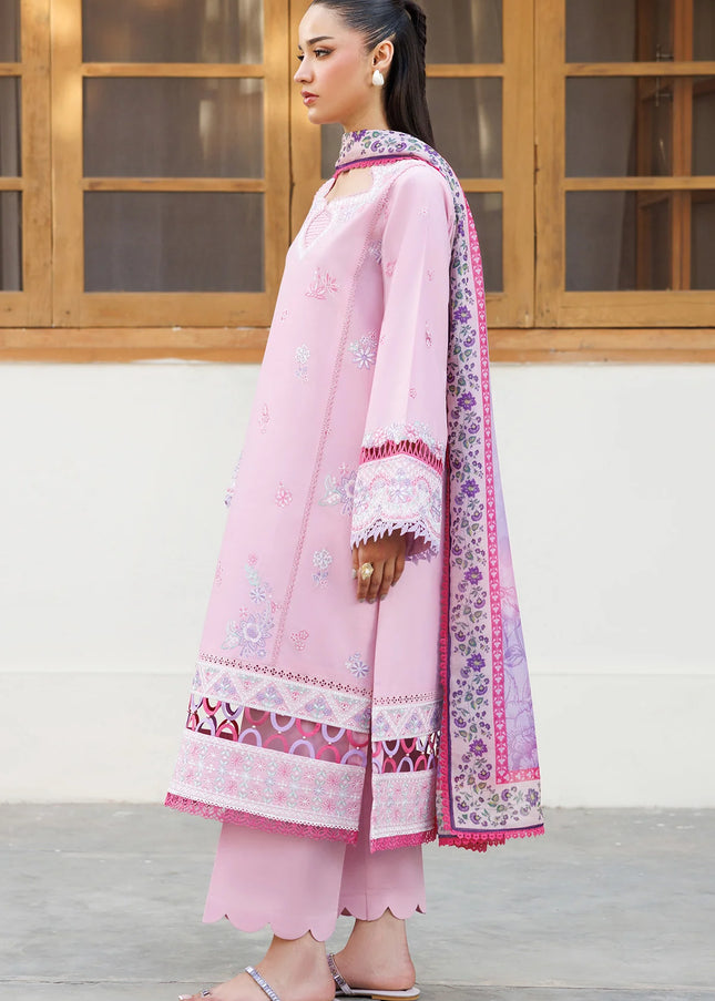 Farasha | Summer Weaves Embroidered Lawn'25 - Petal Bloom