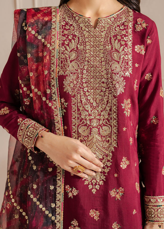 Jazmin | Embroidered Raw Silk UR-7052