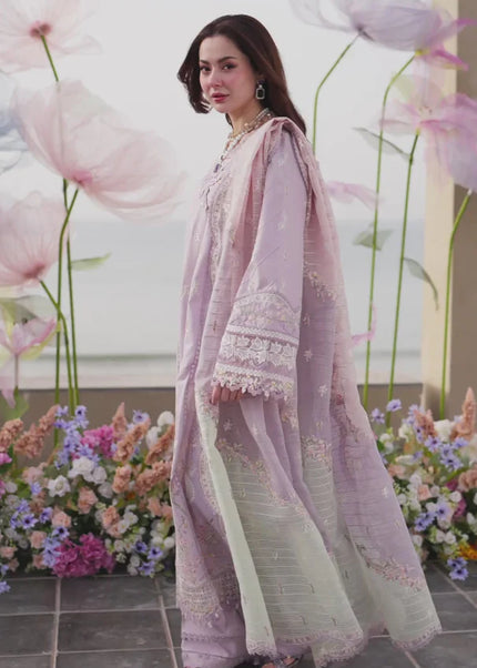 Qalamkar | Sahil Luxury Lawn '25 - Evelyn