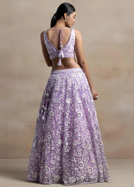 Net Embroidered Lehenga Choli Series