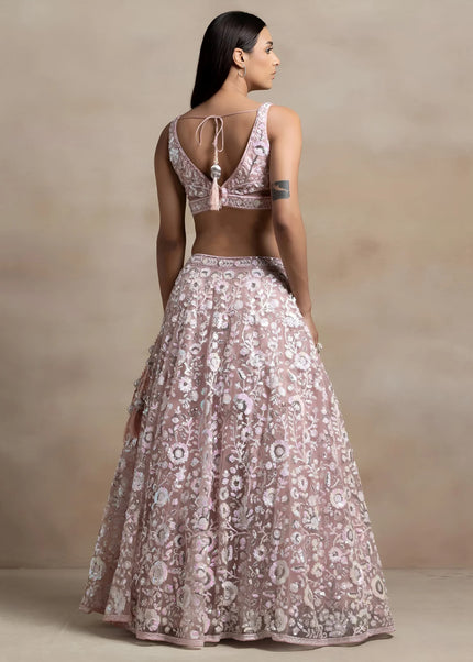 Net Embroidered Lehenga Choli Series
