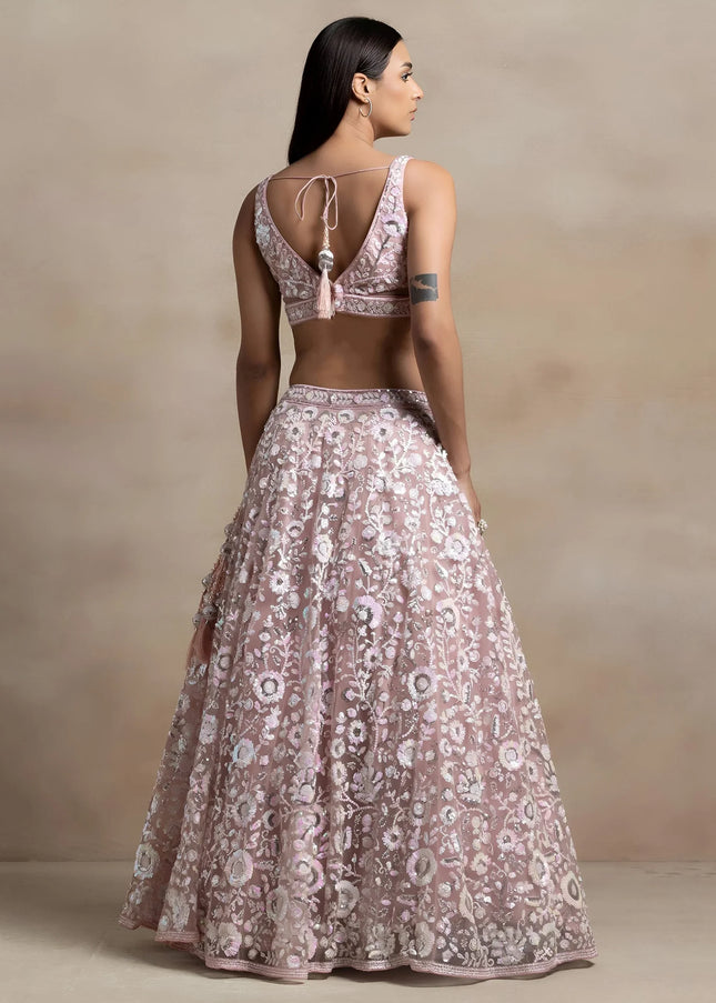 Net Embroidered Lehenga Choli Series