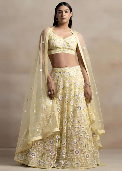 Net Embroidered Lehenga Choli Series
