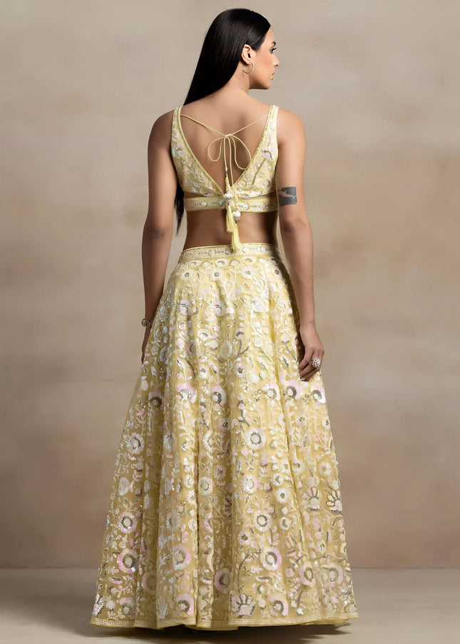 Net Embroidered Lehenga Choli Series