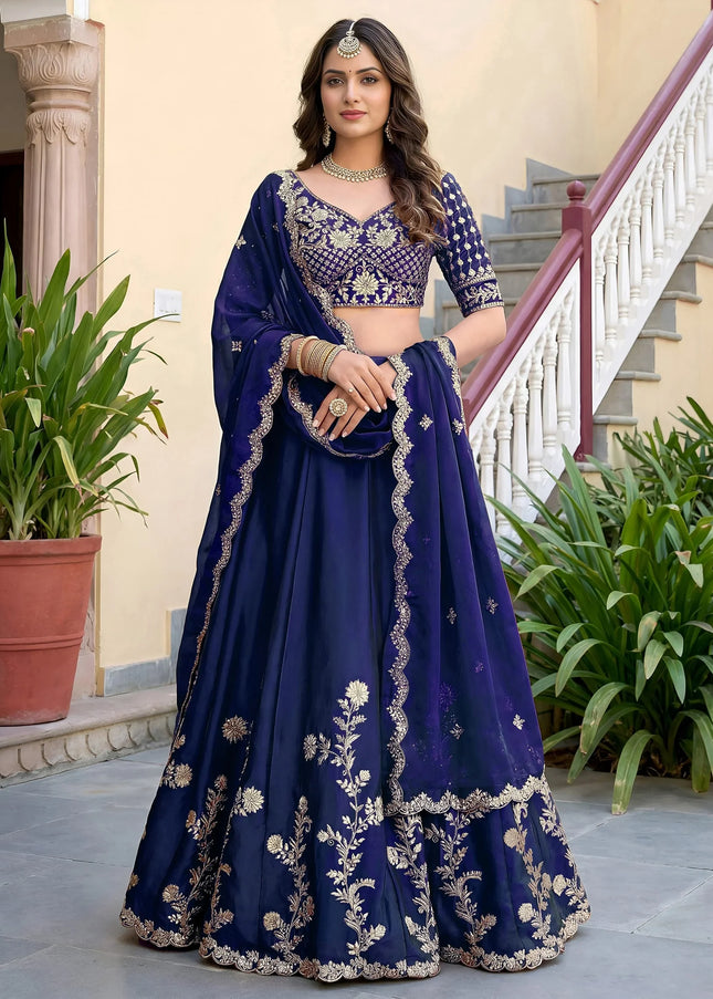 Silk Embroidered Lehenga Choli Series
