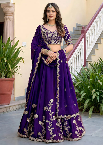 Silk Embroidered Lehenga Choli Series