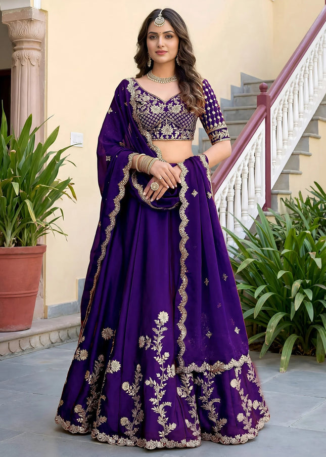 Silk Embroidered Lehenga Choli Series