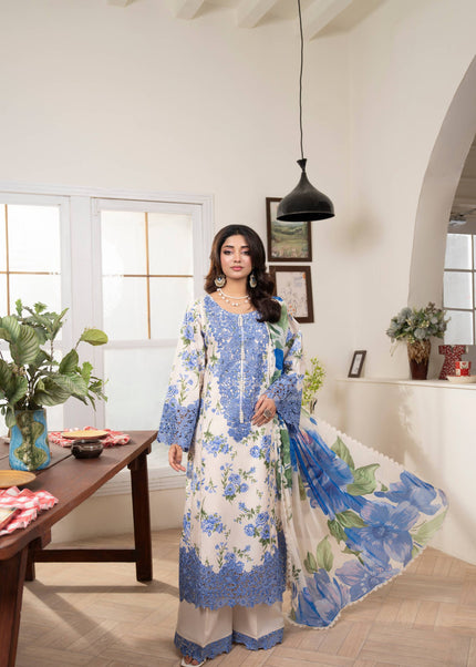 Karma | Gul Mahar - Bluebell Ivory