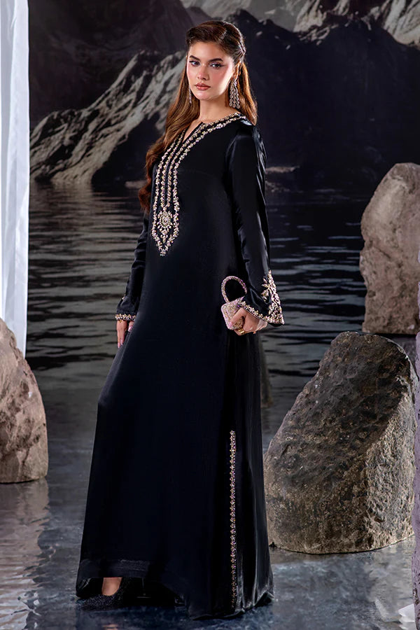 Farrukhzia | Laavni - Elegant Black