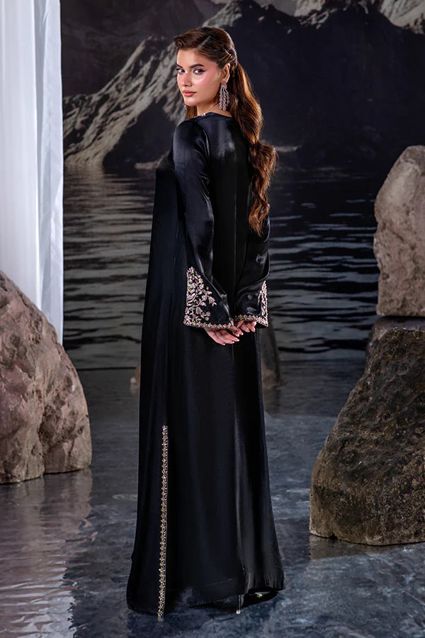 Farrukhzia | Laavni - Elegant Black