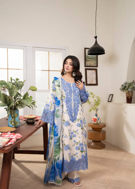 Karma | Gul Mahar - Bluebell Ivory