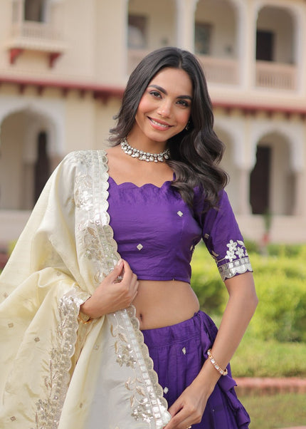 Sequins Embroidered Lehenga choli