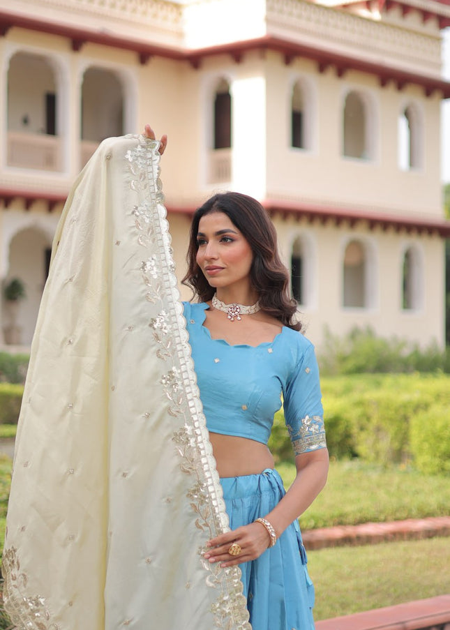 Sequins Embroidered Lehenga choli