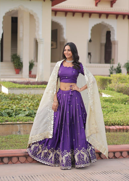 Sequins Embroidered Lehenga choli