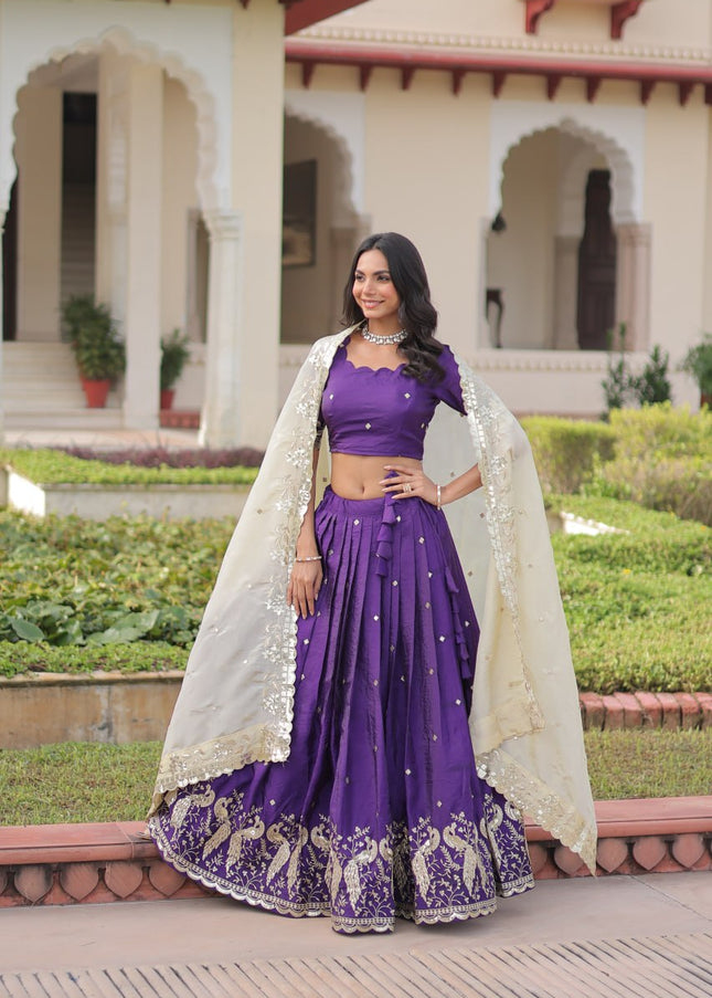 Sequins Embroidered Lehenga choli