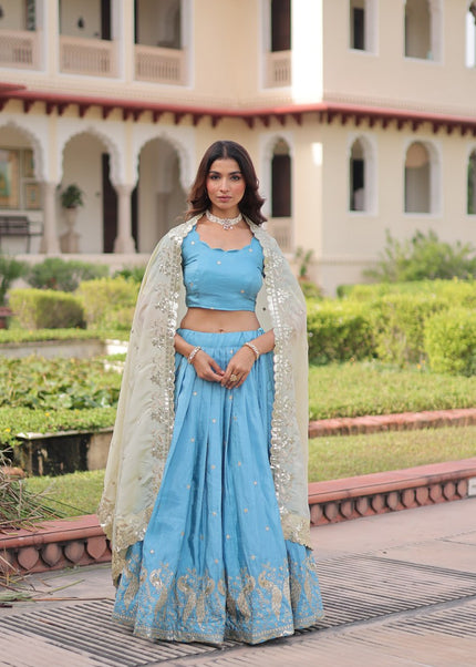 Sequins Embroidered Lehenga choli