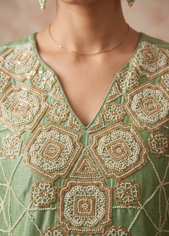 Chinnon Embroidered Sharara Suit Series