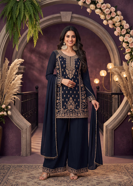 Chinnon Embroidered Palazzo Suit Series