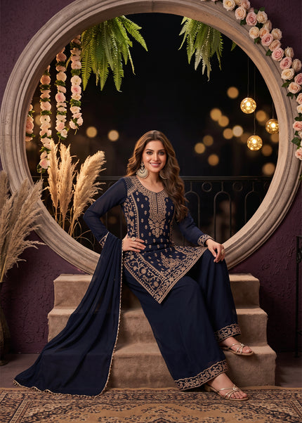 Chinnon Embroidered Palazzo Suit Series