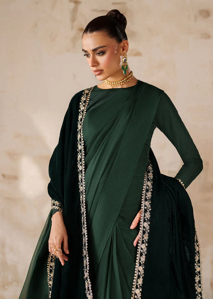Baroque | Embroidered Velvet Shawl VS-59