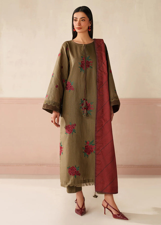 Baroque | Embroidered Khaddar PR-1236