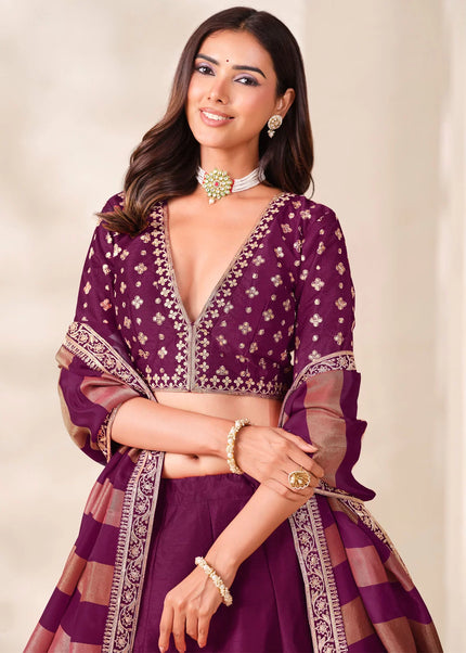 Art Silk Embroidered Lehenga Choli Series