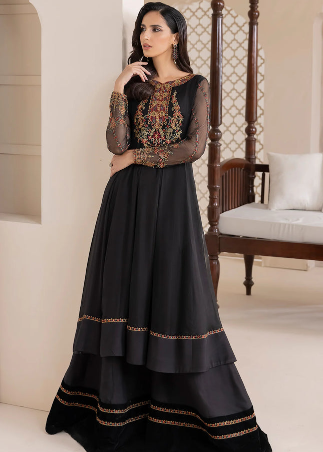 Baroque | Embroidered Chiffon UF-417