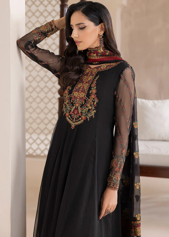 Baroque | Embroidered Chiffon UF-417