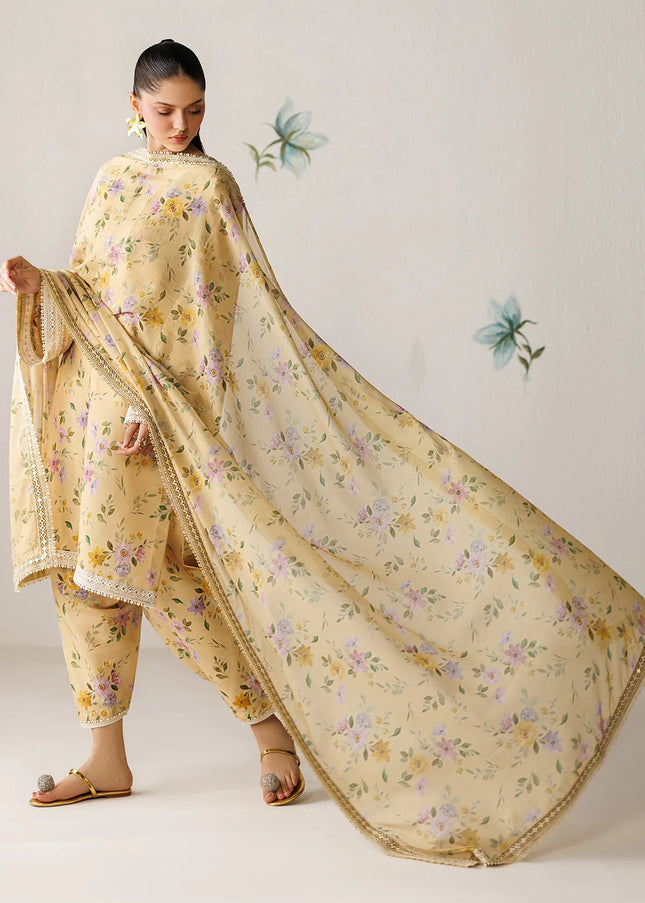 Baroque | Embroidered Printed Lawn UF-4416