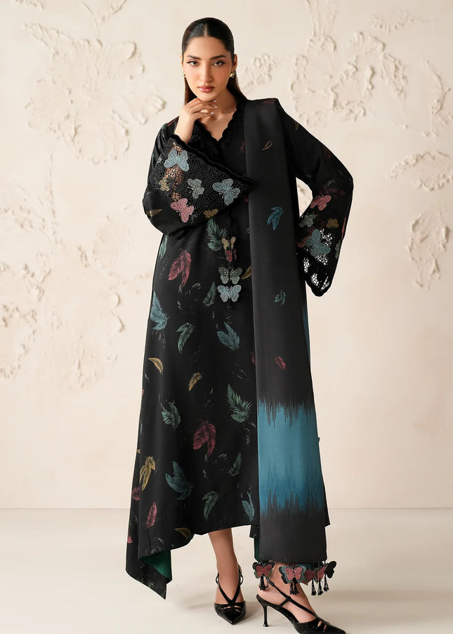 Baroque | Embroidered Viscose Silk UF-4308
