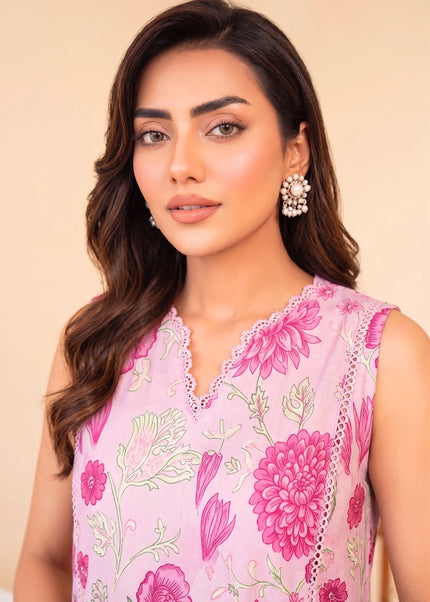 Faiza Faisal | Fnf Prints 2 - Fuchsia Pink