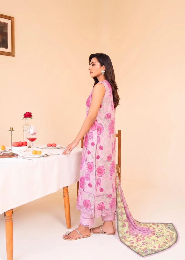 Faiza Faisal | Fnf Prints 2 - Fuchsia Pink