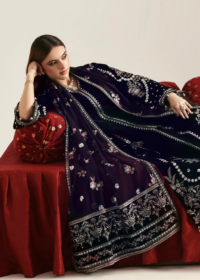 Emaan Adeel | Zarposh Velvet - Dilnar