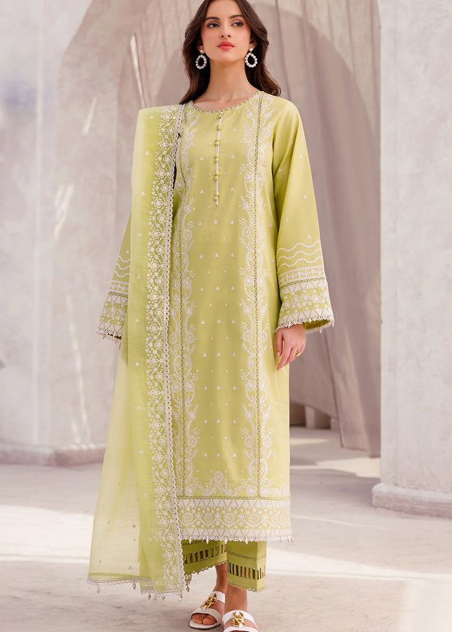 Farasha | Bahaar Embroidered Lawn'25 - Ember Glow