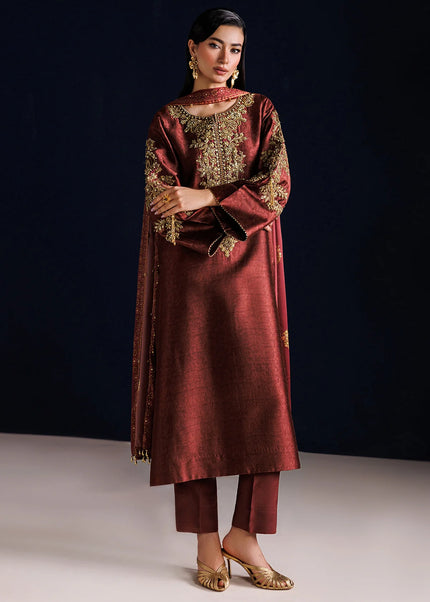 Baroque | Embroidered Sheesha Silk PR-1313