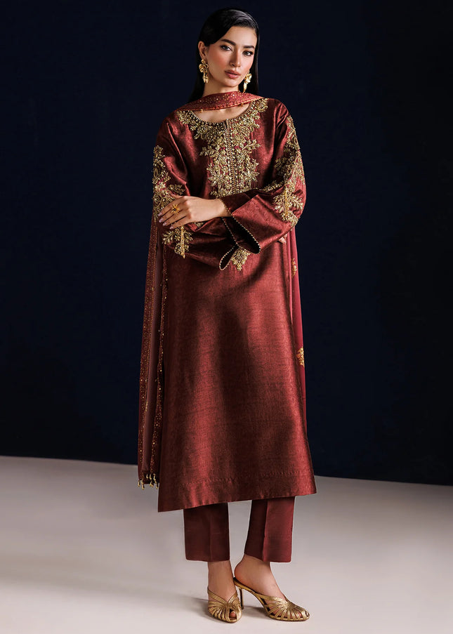 Baroque | Embroidered Sheesha Silk PR-1313