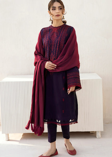 Jazmin | Embroidered Khaddar UW-0246